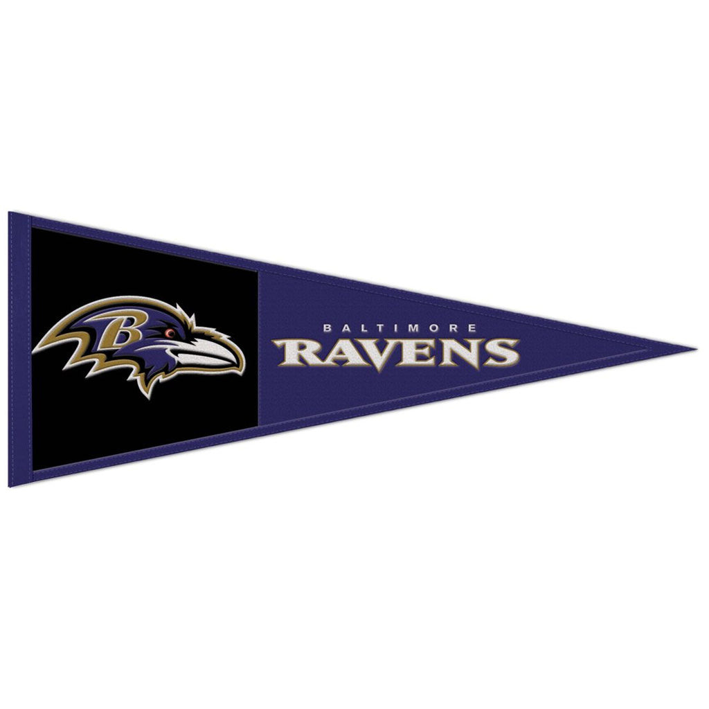 Baltimore Ravens Pennant Wool 13x32 - WinCraft