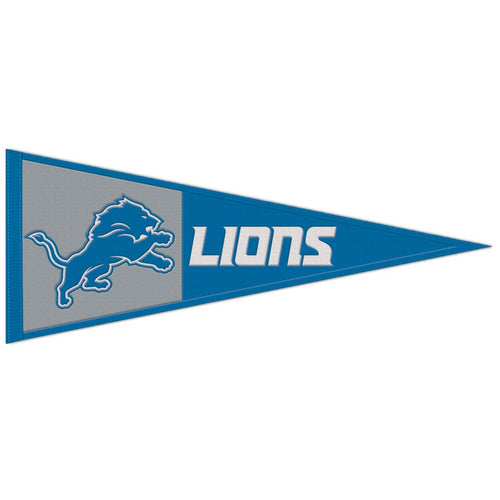 Detroit Lions Pennant Wool 13x32 - WinCraft
