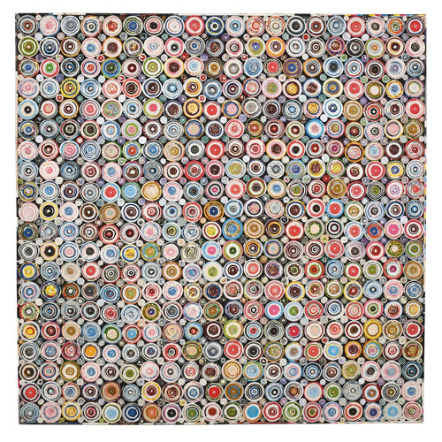 quilled Coiled Wall Art 40 X 40 Inches - AFD