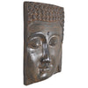 Buddha Face Wall Decoration Small Black Earth - AFD
