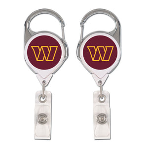 Washington Commanders Badge Holder Premium Retractable - WinCraft