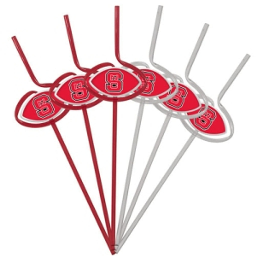 North Carolina State Wolfpack Team Sipper Straws CO - Pangea Brands