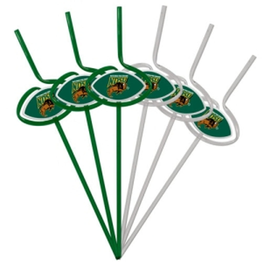 North Dakota State Bison Team Sipper Straws CO - Pangea Brands