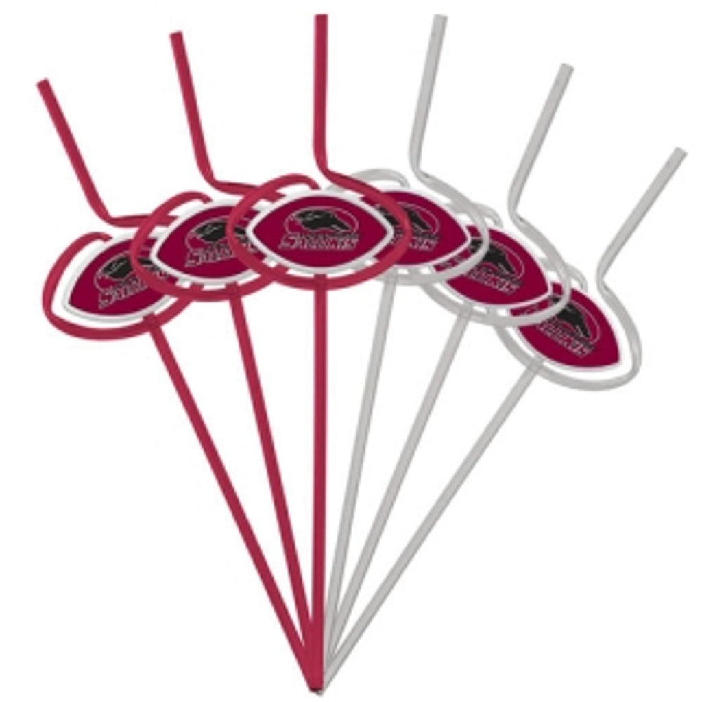 Southern Illinois Salukis Team Sipper Straws CO - Pangea Brands