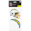 Los Angeles Chargers Decal 4x4 Perfect Cut Set of 2 - WinCraft