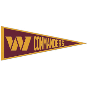 Washington Commanders Pennant Wool 13x32 - WinCraft