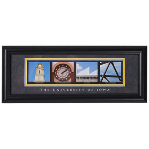 Iowa Hawkeyes Letter Art Print - Iowa - Prints Charming