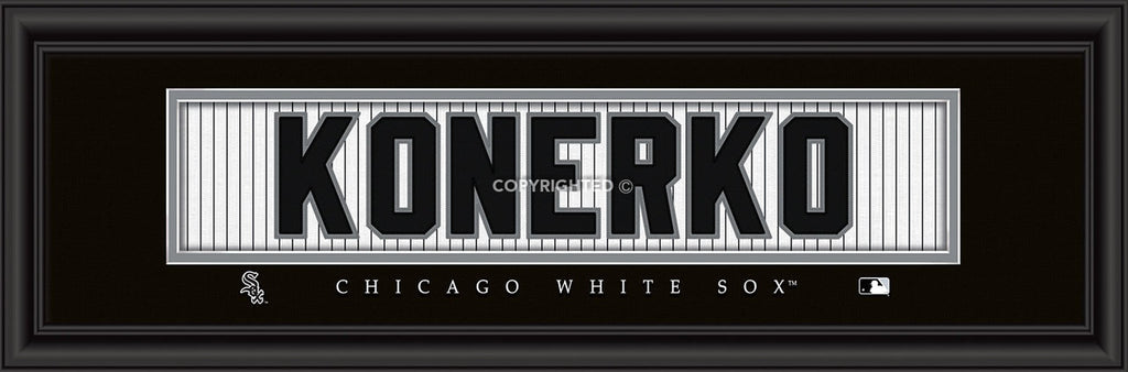 Chicago White Sox Paul Konerko Print - Signature 8''x24'' - Prints Charming