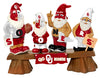 Oklahoma Sooners Garden Gnome - Fans on Bench -