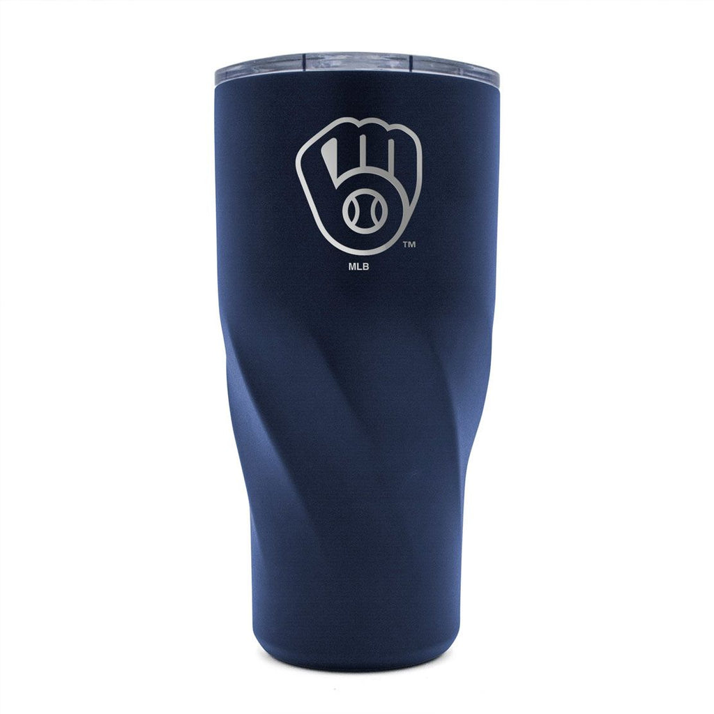 Milwaukee Brewers Tumbler 30oz Morgan Stainless - WinCraft