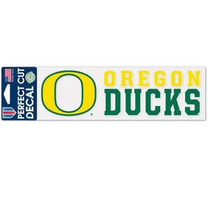 Oregon Ducks Decal 3x10 Perfect Cut Color - WinCraft