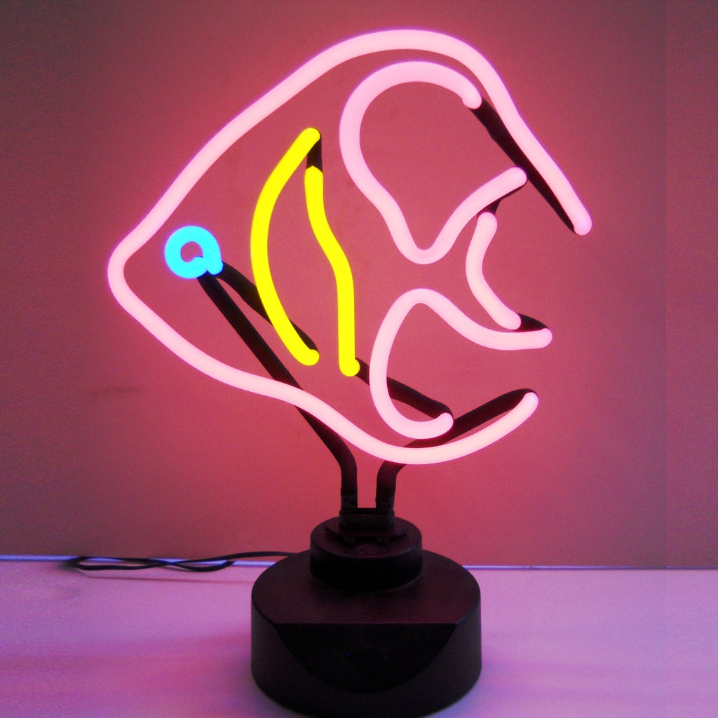 Angelfish Neon Sculpture