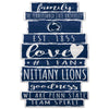 Penn State Nittany Lions Sign 11x17 Wood Family Word - WinCraft