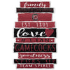 South Carolina Gamecocks Sign 11x17 Wood Family Word - WinCraft
