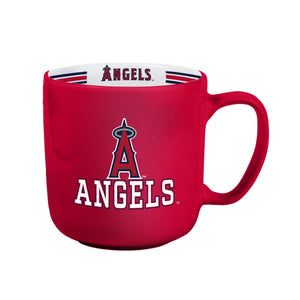Los Angeles Angels Coffee Mug 15oz Stripe Design - Logo Brands
