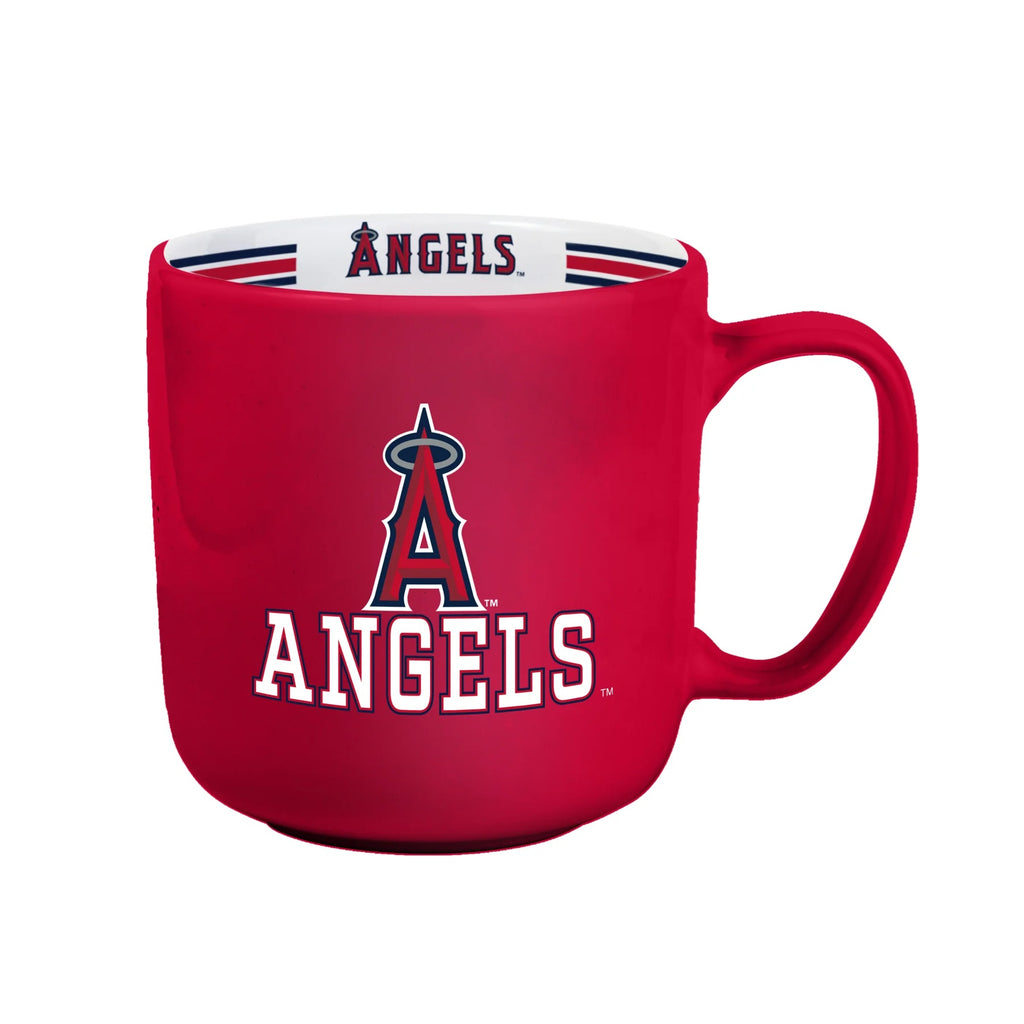 Los Angeles Angels Coffee Mug 15oz Stripe Design - Logo Brands