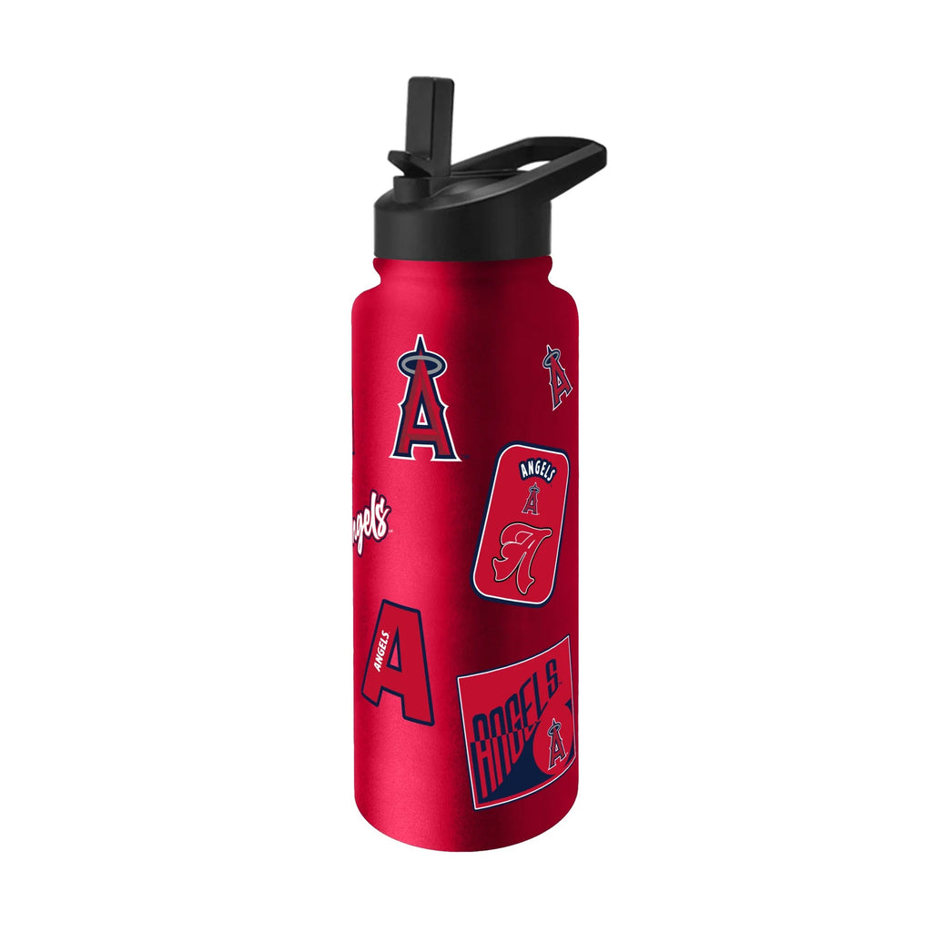 Los Angeles Angels Quencher Bottle 34oz Stainless Steel Dreamweave - Logo Brands