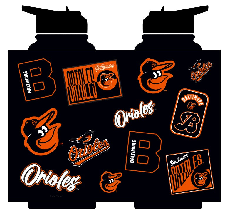 Baltimore Orioles Quencher Bottle 34oz Stainless Steel Dreamweave - Logo Brands