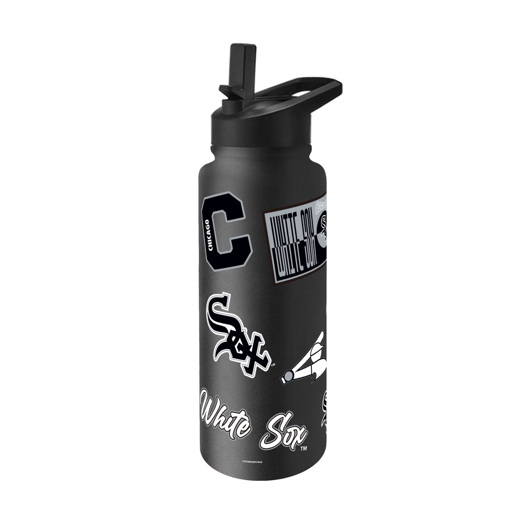 Chicago White Sox Quencher Bottle 34oz Stainless Steel Dreamweave - Logo Brands