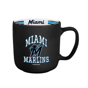 Miami Marlins Coffee Mug 15oz Stripe Design - Logo Brands
