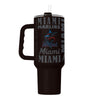 Miami Marlins Tumbler 40oz Powder Coat Replay - Logo Brands
