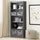 Axess 5-Shelf Bookcase, Gray Oak - South Shore Furniture