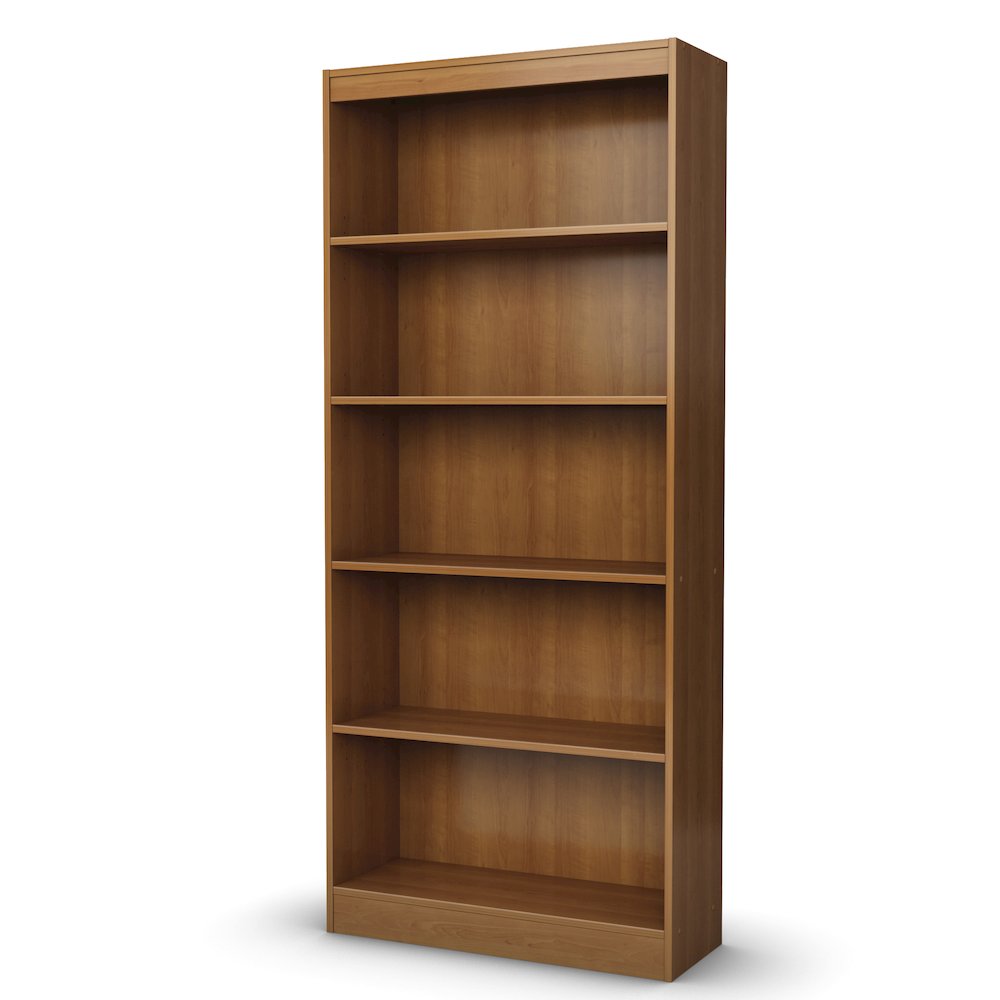 Axess 5-Shelf Bookcase, Morgan Cherry - South Shore Furniture