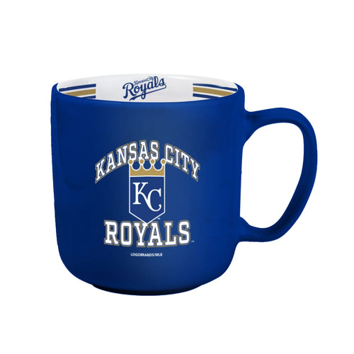 Kansas City Royals Coffee Mug 15oz Stripe Design - Logo Brands