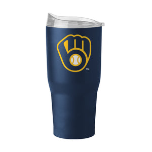 Milwaukee Brewers Tumbler 30oz Flipside Powder Coat - Logo Brands