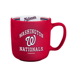 Washington Nationals Coffee Mug 15oz Stripe Design - Logo Brands
