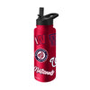 Washington Nationals Quencher Bottle 34oz Stainless Steel Dreamweave - Logo Brands