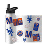 New York Mets Quencher Bottle 34oz Stainless Steel Dreamweave - Logo Brands