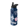 New York Yankees Quencher Bottle 34oz Stainless Steel Dreamweave - Logo Brands