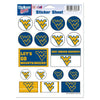 West Virginia Mountaineers Decal Sheet 5x7 Vinyl - WinCraft