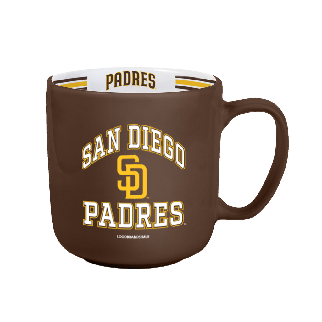 San Diego Padres Coffee Mug 15oz Stripe Design - Logo Brands