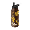 San Diego Padres Quencher Bottle 34oz Stainless Steel Dreamweave - Logo Brands