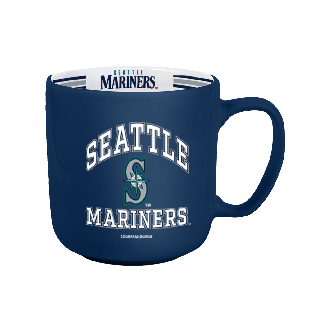 Seattle Mariners Coffee Mug 15oz Stripe Design - Logo Brands
