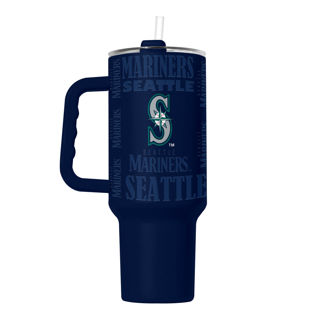 Seattle Mariners Tumbler 40oz Powder Coat Replay - Logo Brands