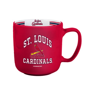 St. Louis Cardinals Coffee Mug 15oz Stripe Design - Logo Brands