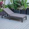 Chelsea Modern Outdoor Chaise Lounge Chair With Cushions - LeisureMod