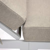 Chelsea Modern Outdoor White Chaise Lounge Chair With Cushions - LeisureMod
