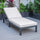 Chelsea Modern Outdoor Chaise Lounge Chair With Cushions - LeisureMod