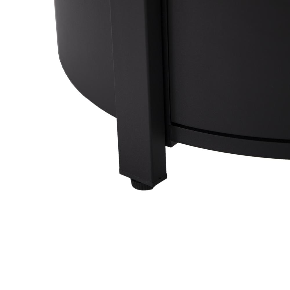 Walbrooke Black Patio Round Tank Holder - LeisureMod