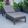 Chelsea Modern Outdoor Chaise Lounge Chair With Cushions - LeisureMod