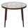 Devon Tree Design Glass Top Aluminum Base Indoor Outdoor End Table - LeisureMod
