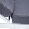Chelsea Modern Outdoor White Chaise Lounge Chair With Cushions Set of 2 - LeisureMod
