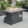 Chelsea Patio Modern Aluminum Propane Fire Pit Table - LeisureMod