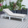Chelsea Modern Outdoor White Chaise Lounge Chair With Cushions - LeisureMod