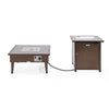 Walbrooke Patio Square Fire Pit and Tank Holder - LeisureMod