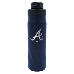 Atlanta Braves Water Bottle 20oz Morgan Stainless - WinCraft
